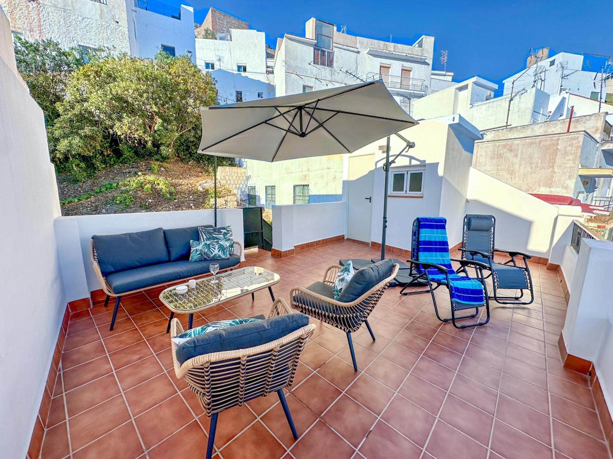 Casa Con Terraza Y Patio Privado En Salobrena Villa Eksteriør billede